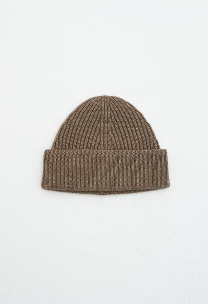 Yacaia Merino Cash Beanie Brown
